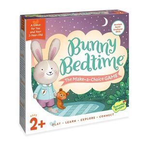 Peaceable Kingdom Bunny Bedtime Make A Choice Board Game. Ages 2+. NEW.